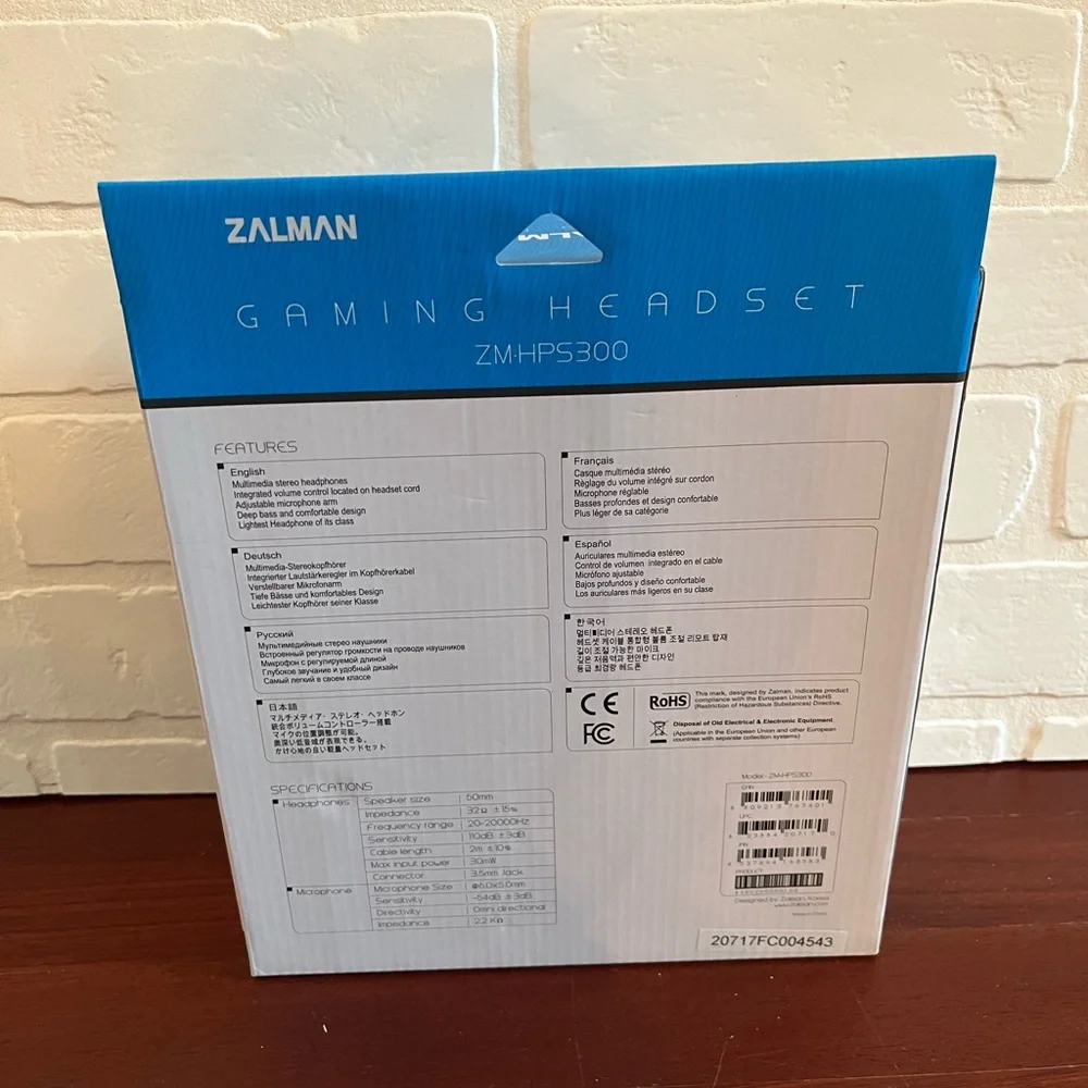 Zalman ZMHPS300 gaming headset